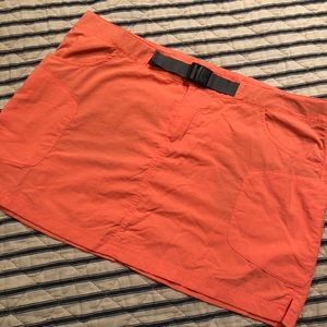 Columbia Skirt Tangerine Belted Pockets OmniWick